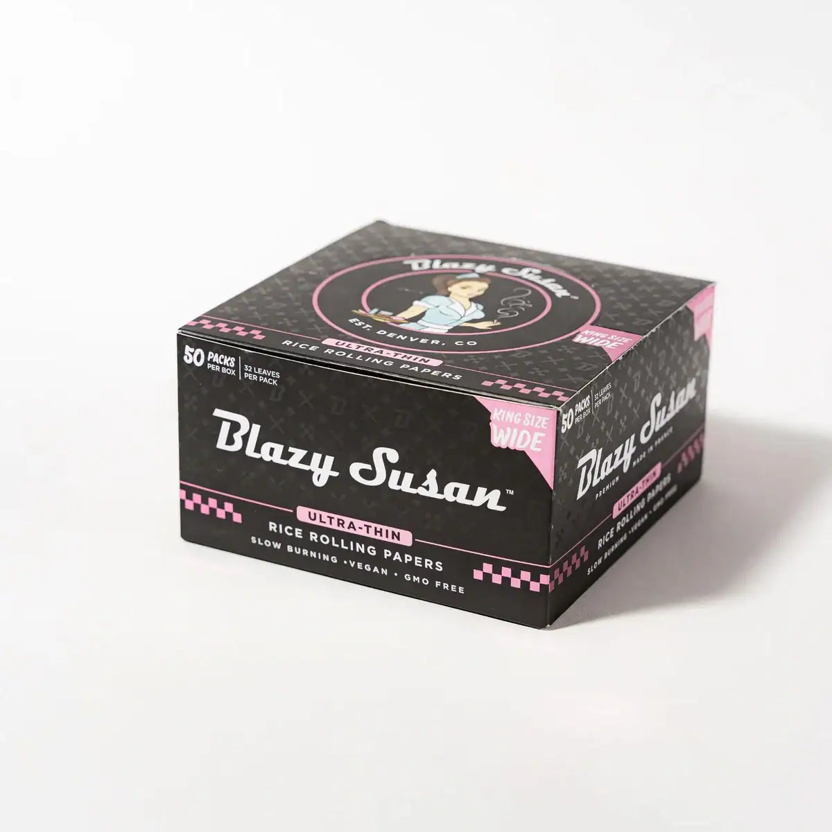 Blazy Susan Ultra Thin Rice Rolling Papers Full Box