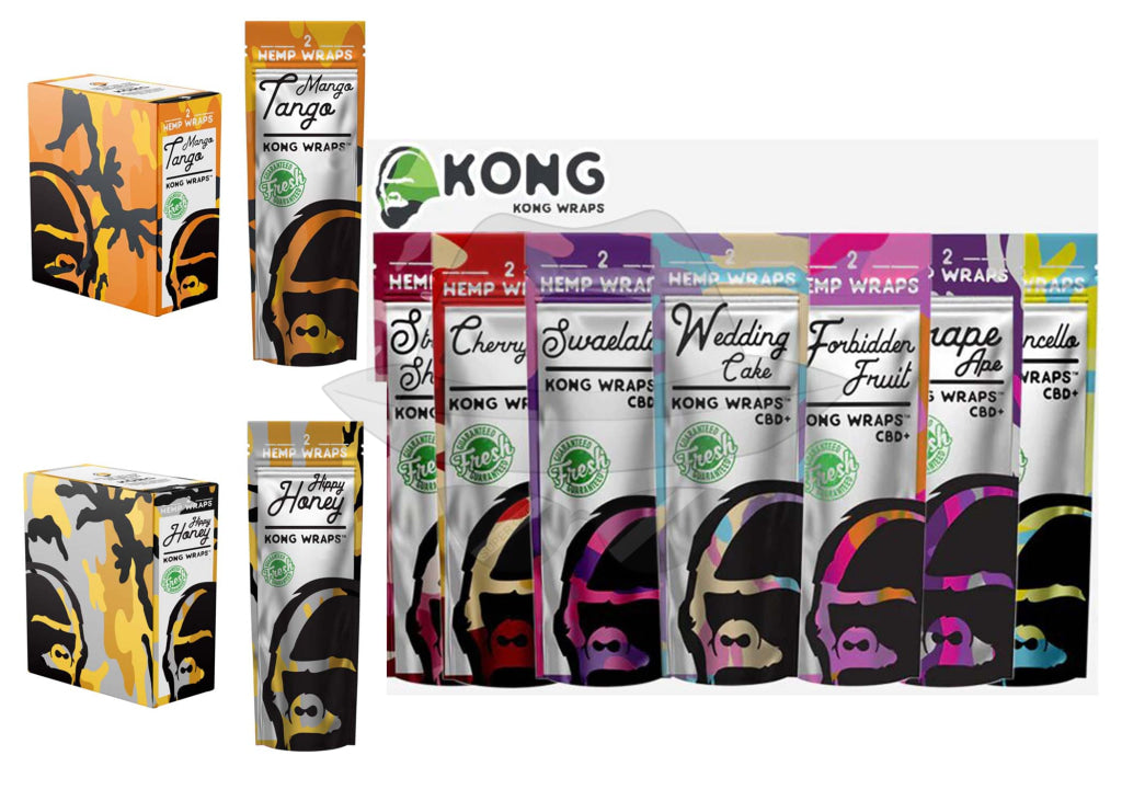 Kong Wraps 2pk Blunt Wraps – 25ct Display (