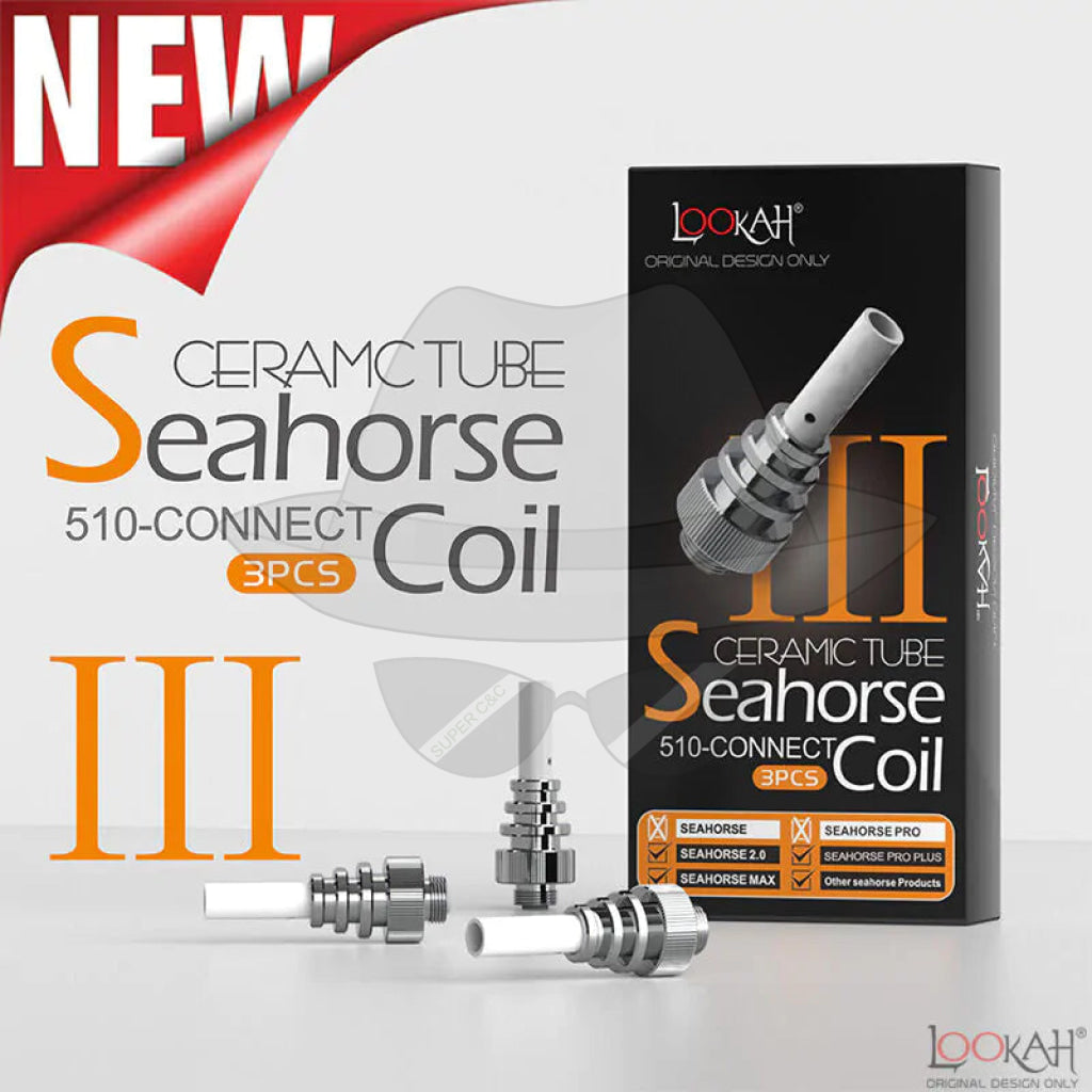 Lookah Seahorse Coil Ⅲ - Ceramic Tube Tips