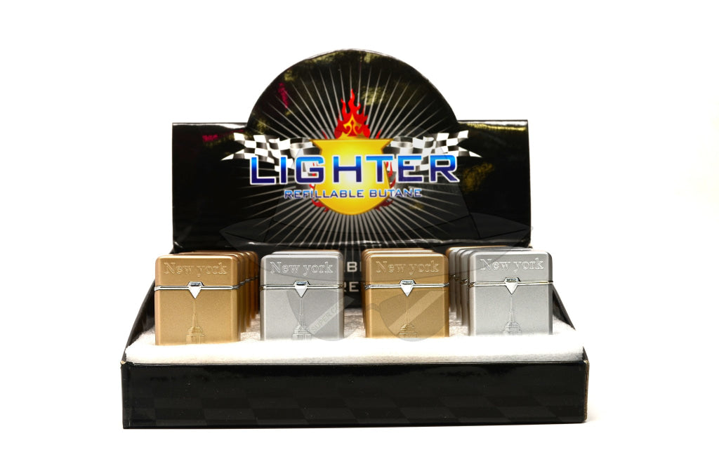 LT20138 Empire State Building NY Windproof Lighter 20pcs