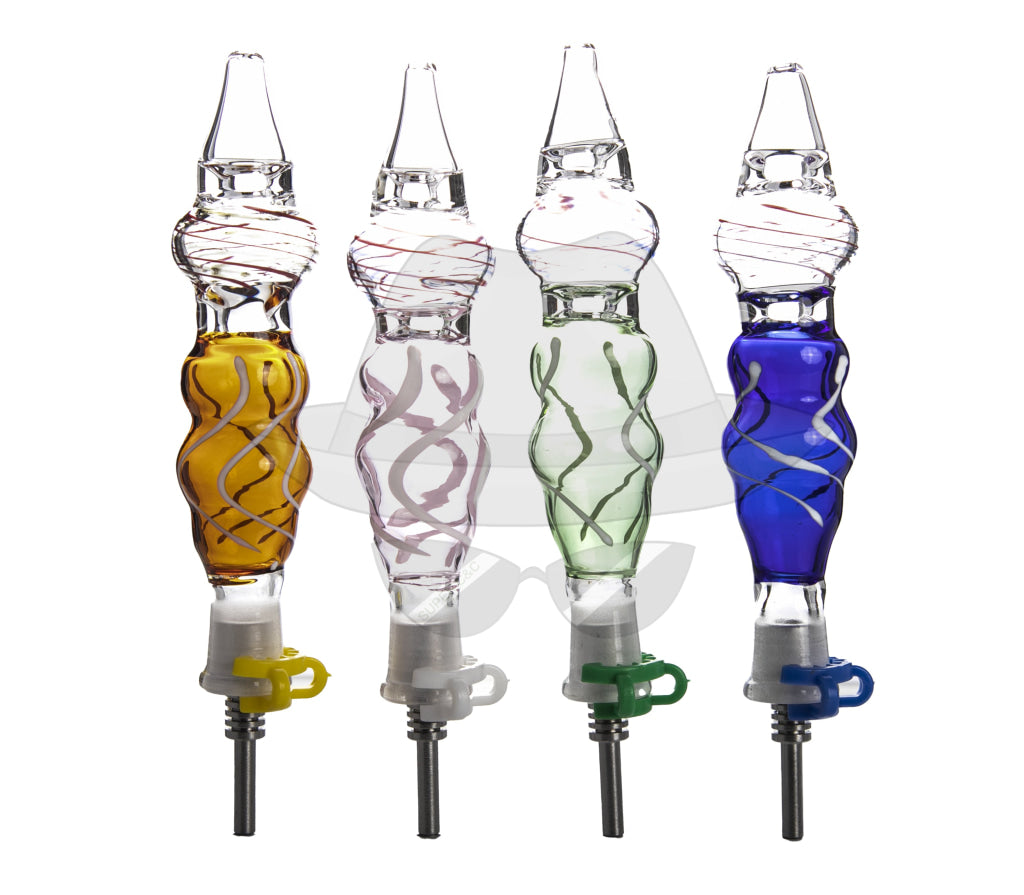 Mini nectar collector with titanium nail