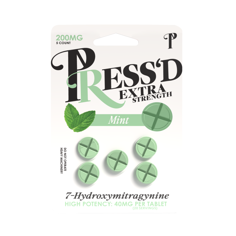 Press’d Extra Strength 5 Pack 7-Hydroxy 40mg