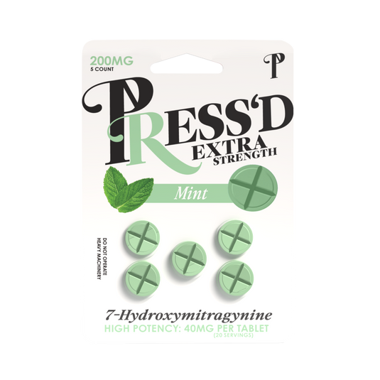 Press’d Extra Strength 5 Pack 7-Hydroxy 40mg