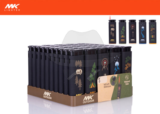 MK JET POCKET TORCH LIGHTER-DISPLAY OF 50CT