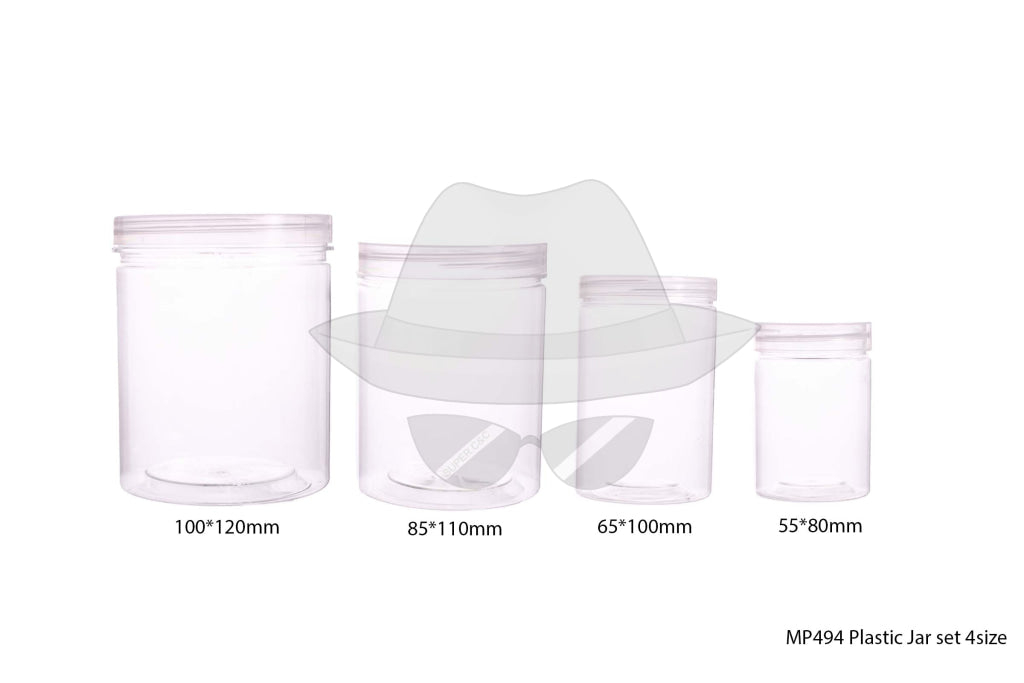 MP494 Plastic Jar Set 4size