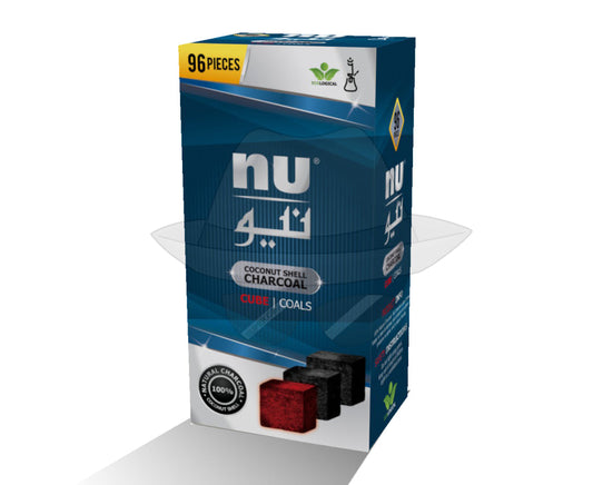 NU CUBE Coals - 96pcs