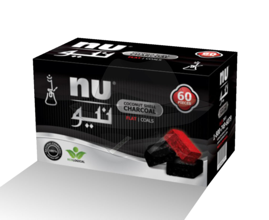 NU FLAT Coals - 60pcs