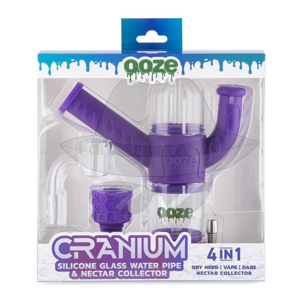 OOZE CRANIUM SILICONE WATER PIPE & NECTAR COLLECTOR 4in1