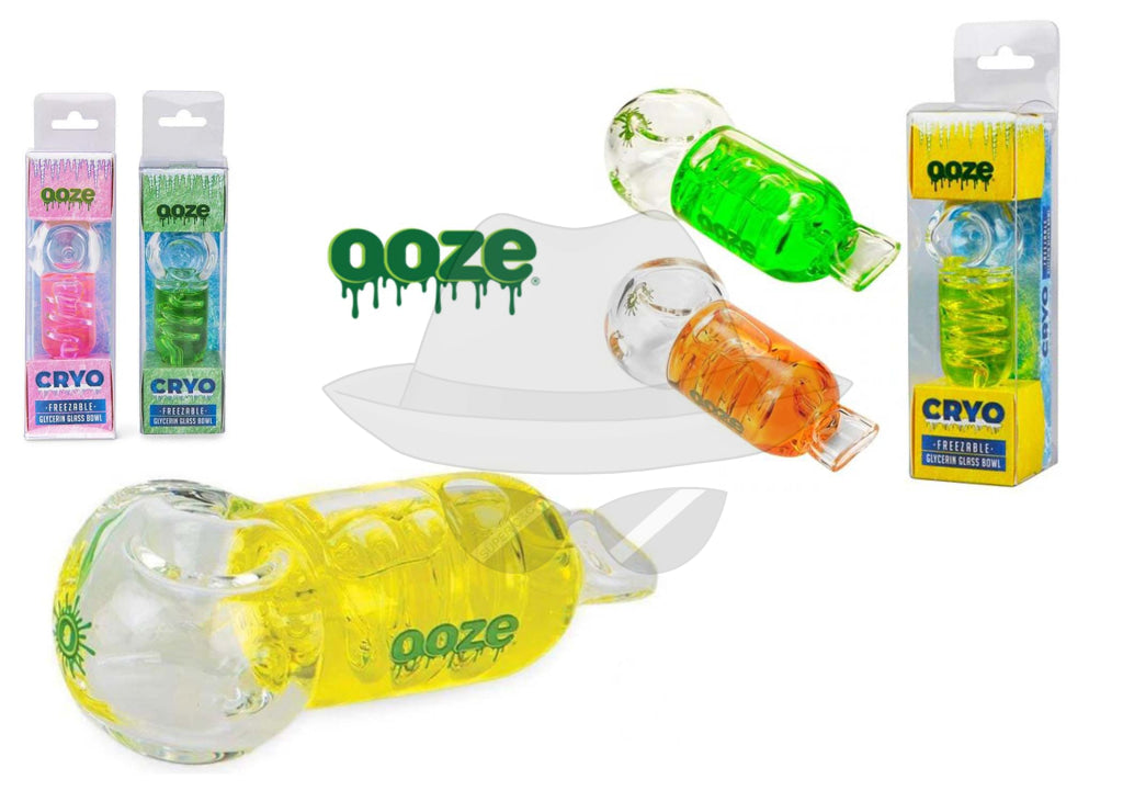 Ooze Cryo Freezable Glycerin Glass Bowl Hand Pipe
