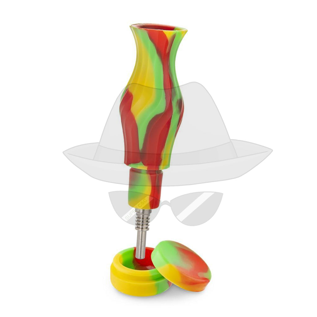 OOZE OZONE SILICONE WATER PIPE & NECTAR COLLECTOR  4in1