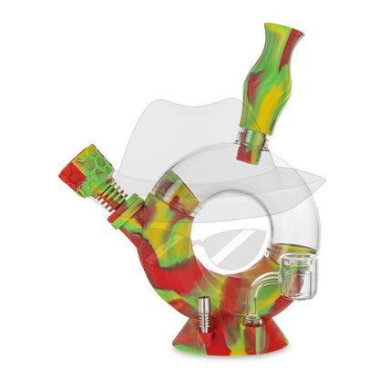 OOZE OZONE SILICONE WATER PIPE & NECTAR COLLECTOR 4in1