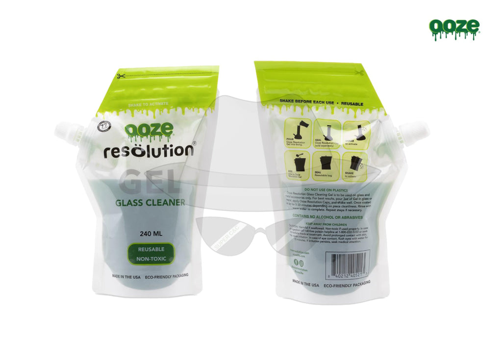 OOZE RESOLUTION GEL GLASS CLEANER - 240ML