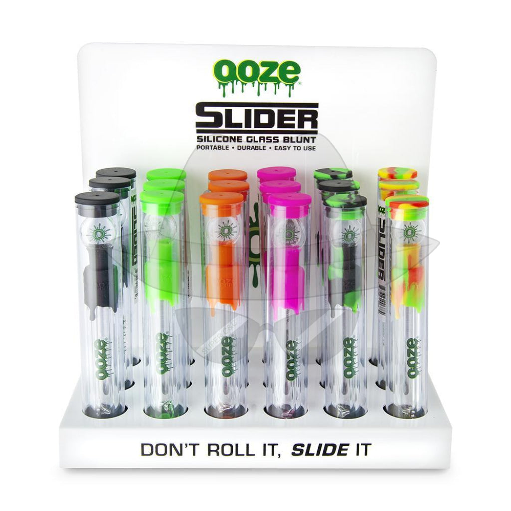OOZE Slider Glass Blunt Display of 18ct