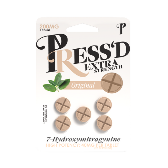Press’d Extra Strength 5 Pack 7-Hydroxy 40mg