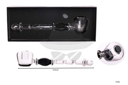 P100 Glass Hand Pipe