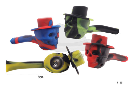 Skull Silicone Hand Pipe – Style 3
