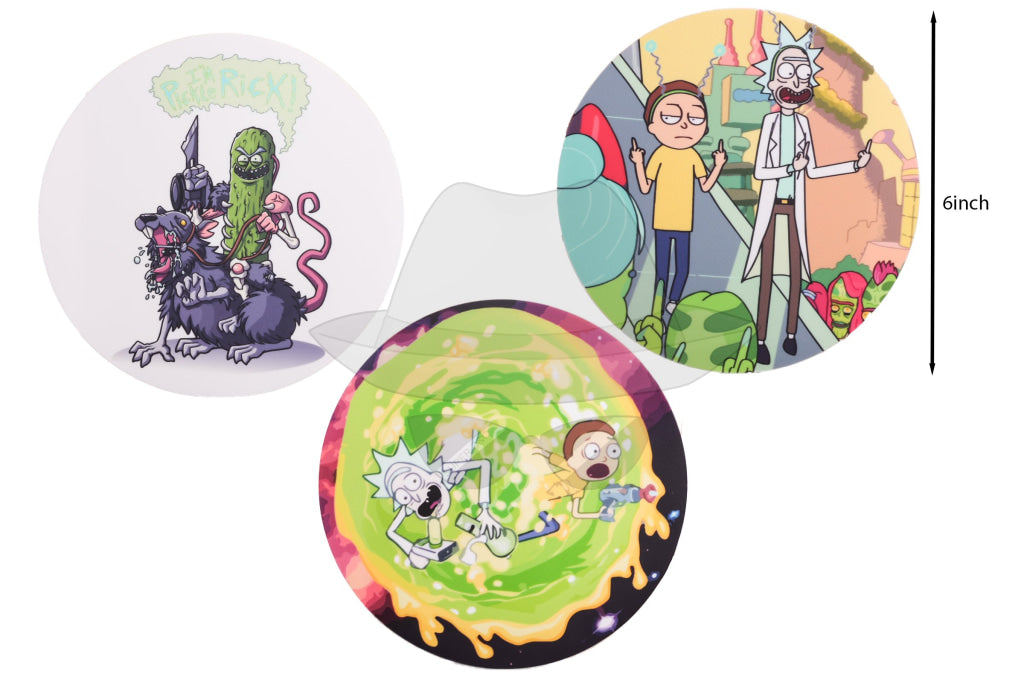 P172 6" Silicone Dab Mat Assorted Design