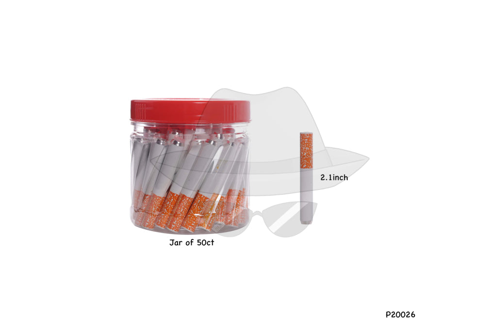 P20026 Short Metal Cig-50ct