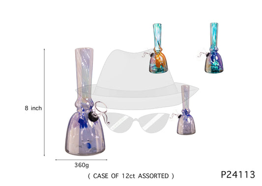 P24113 8 INCH SOFTGLASS WATER PIPE