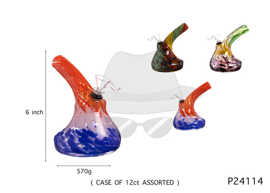 P24114 6 INCH SOFTGLASS WATER PIPE
