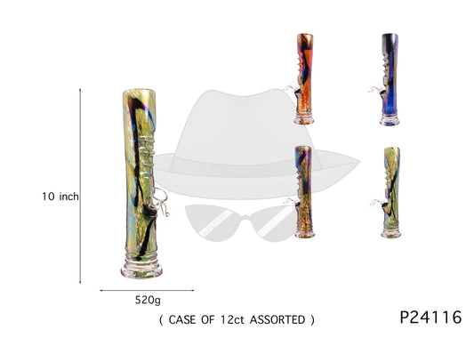 P24116 10 INCH SOFTGLASS WATER PIPE