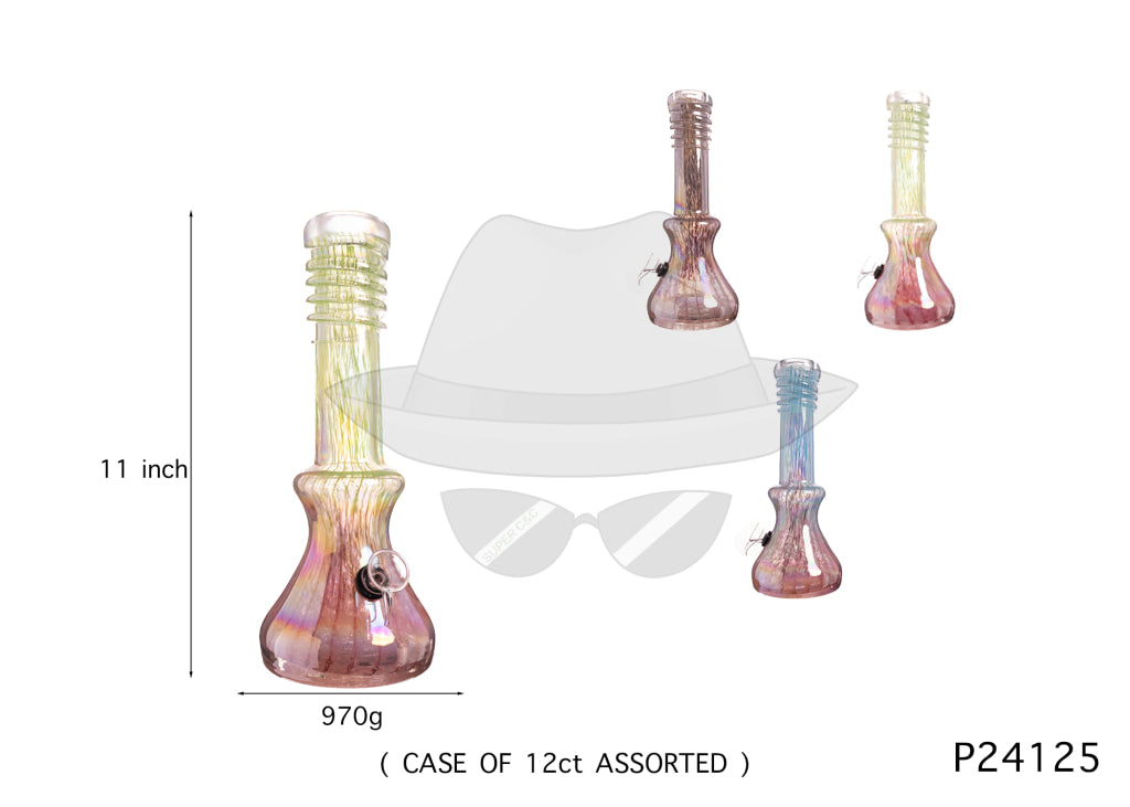 P24125 10 INCH SOFTGLASS WATER PIPE