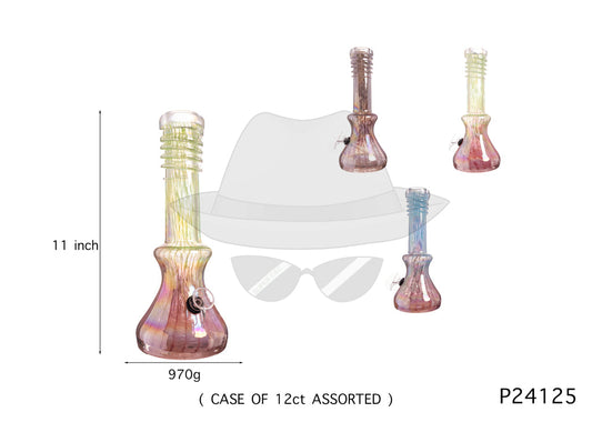P24125 10 INCH SOFTGLASS WATER PIPE