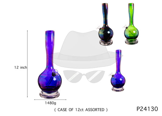 P24130 12 INCH SOFTGLASS WATER PIPE