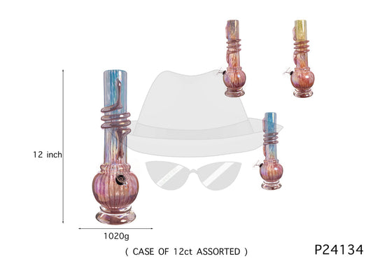 P24134 12 INCH SOFTGLASS WATER PIPE