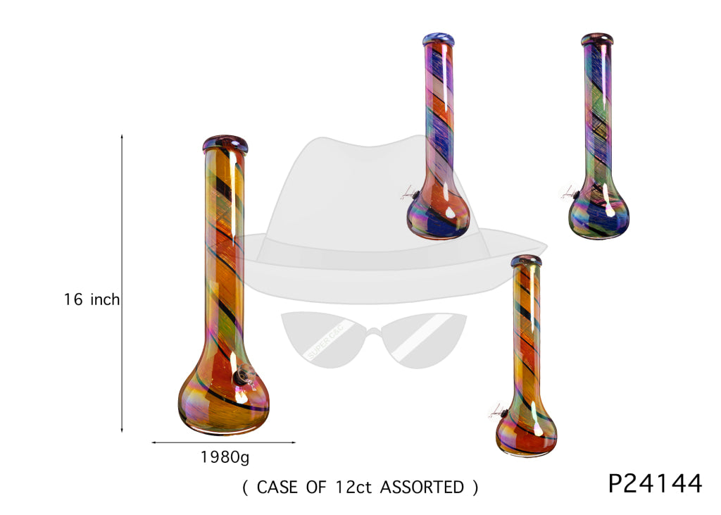 P24144 16 INCH SOFTGLASS WATER PIPE