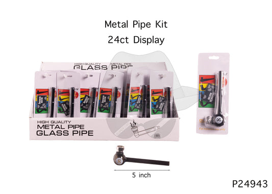 P24943 Metal Pipe Kit Display -24ct