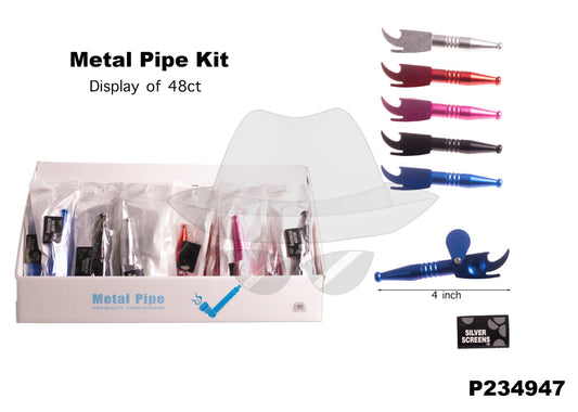 P24947 Metal Pipe-48ct
