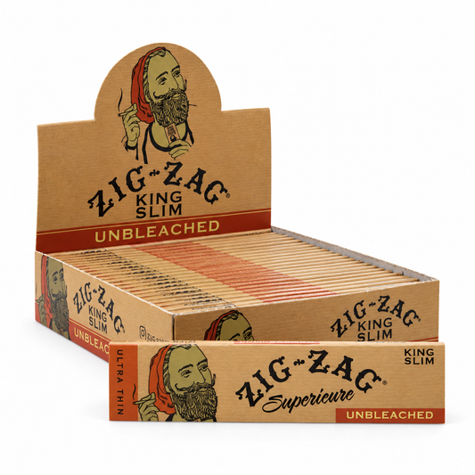 Zig-Zag UNBLEACHED KING SLIM PAPER
