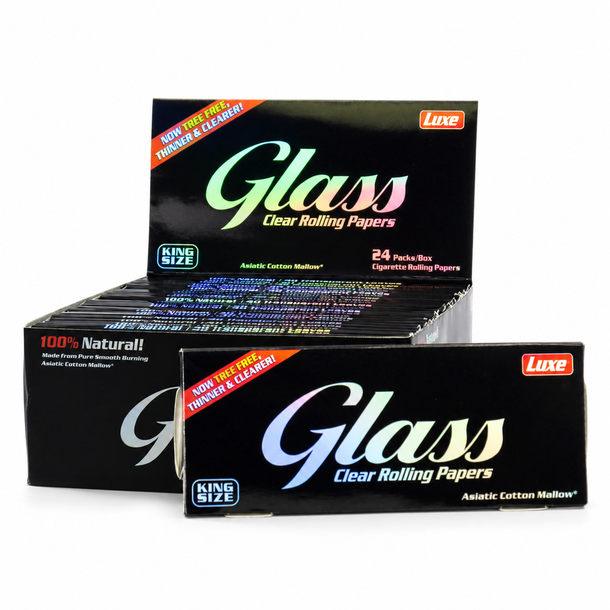 Glass Clear Rolling Paper King Size