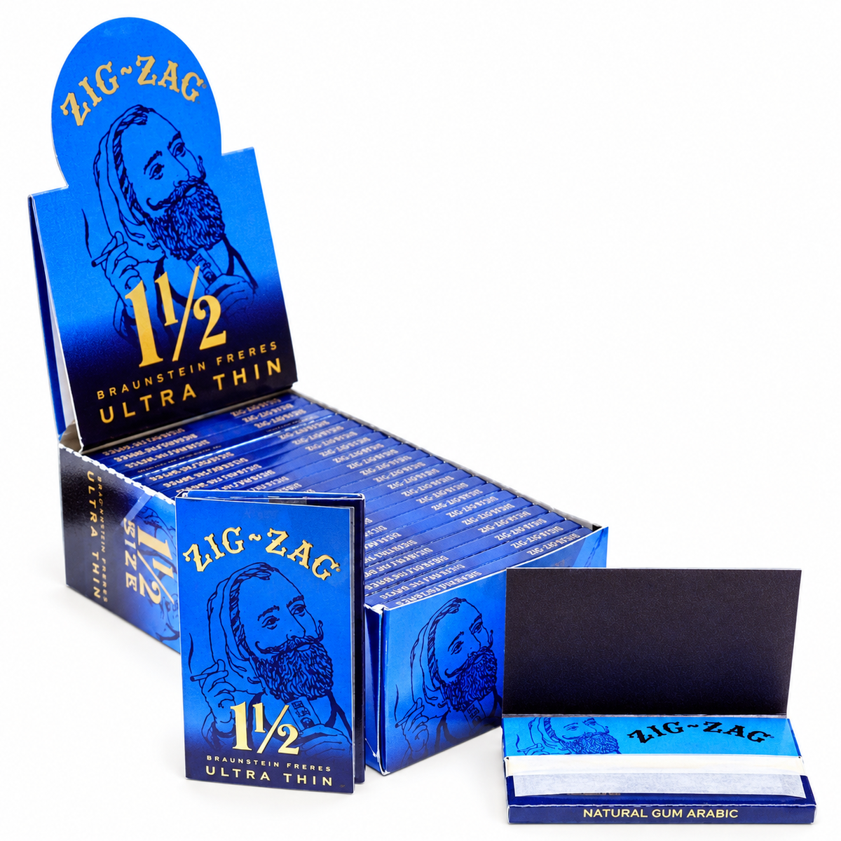 ZIG ZAG ULTRATHIN 1 ½ SIZE ROLLING PAPERS
