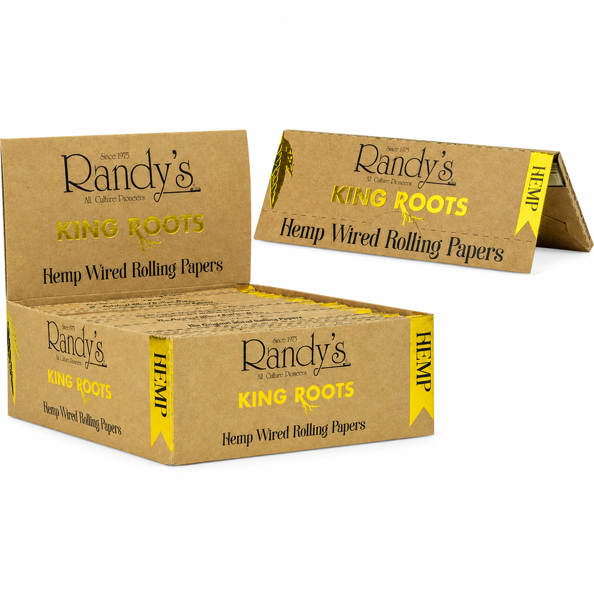 Randy's King Roots Hemp Rolling Papers