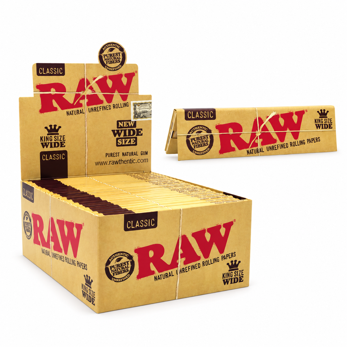 Raw Classic King Size Wide Rolling Paper