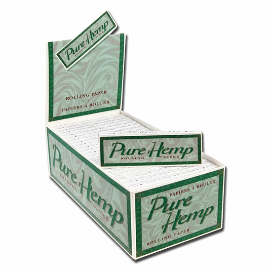 Pure Hemp Regular Single Wide Cigarette Rolling Papers 50pk