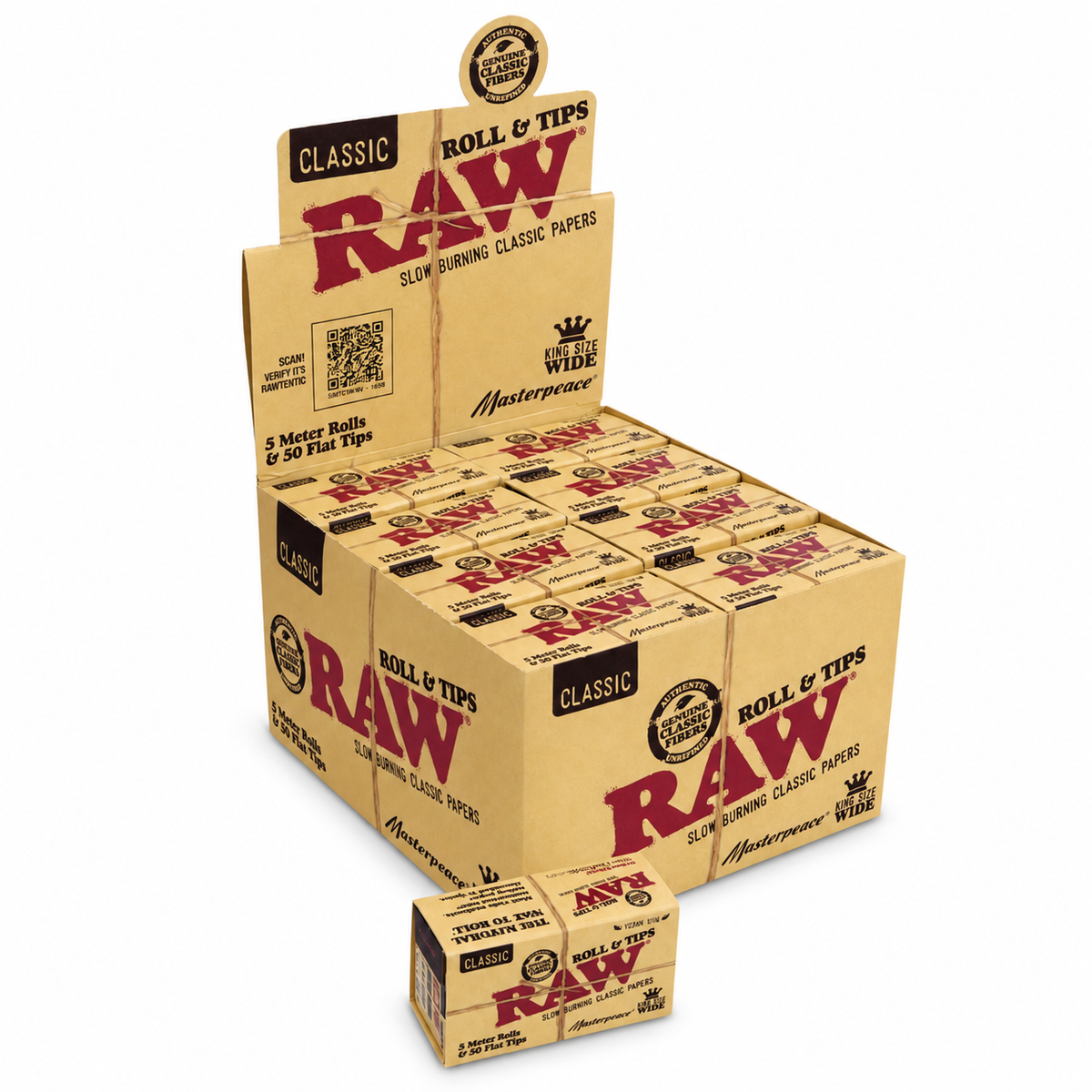 RAW Masterpiece King Size Wide With Tips