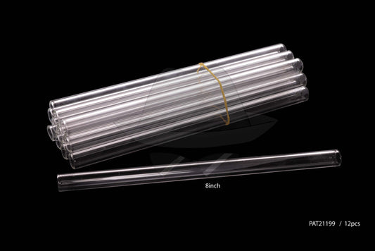 PAT21199 8" Glass Tube-12ct