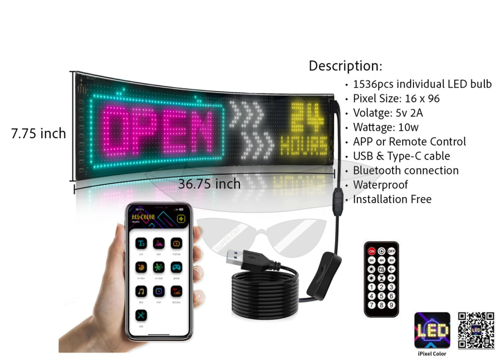 PIXELAB SOFT SCREEN LED SIGN