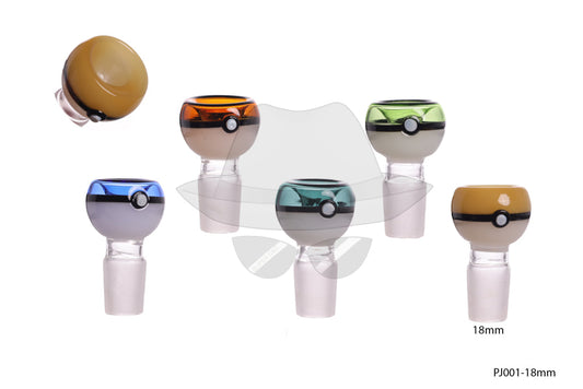 PJ001 18mm Male Glass Bowl