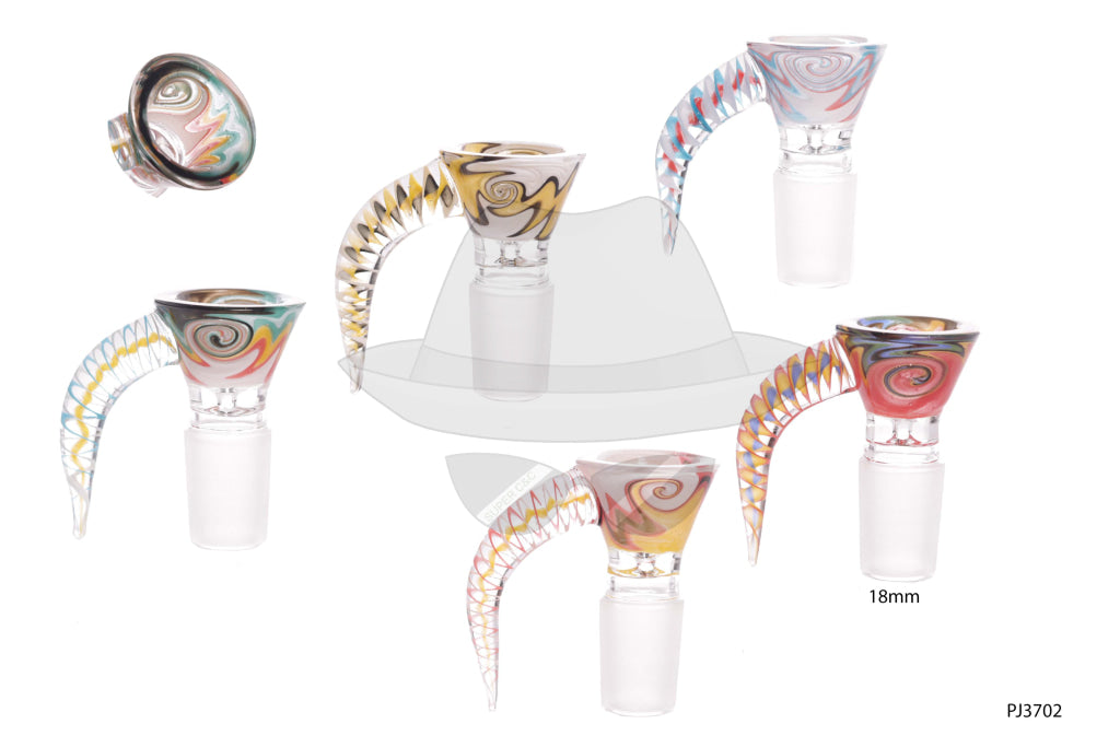 PJ3702 18" Male US Candy Glass Bowl