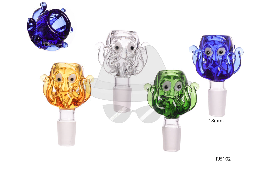 PJ5102 18" Octopus Glass Bowl