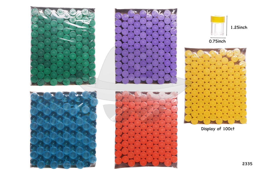 PLASTIC JAR 23/35 -100ct