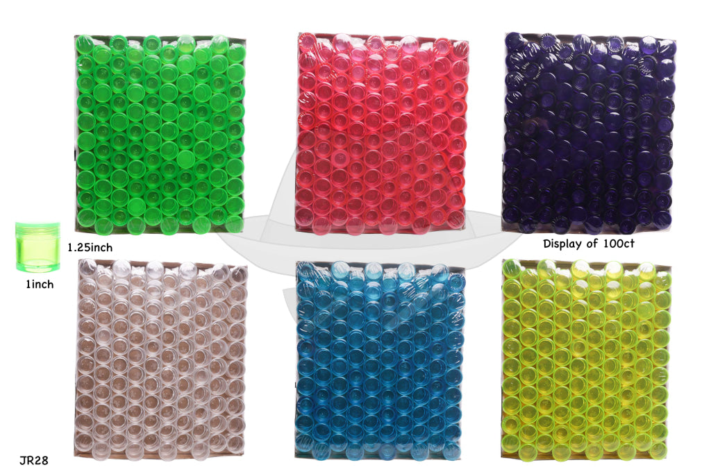 Plastic Jar JR 28 -100ct