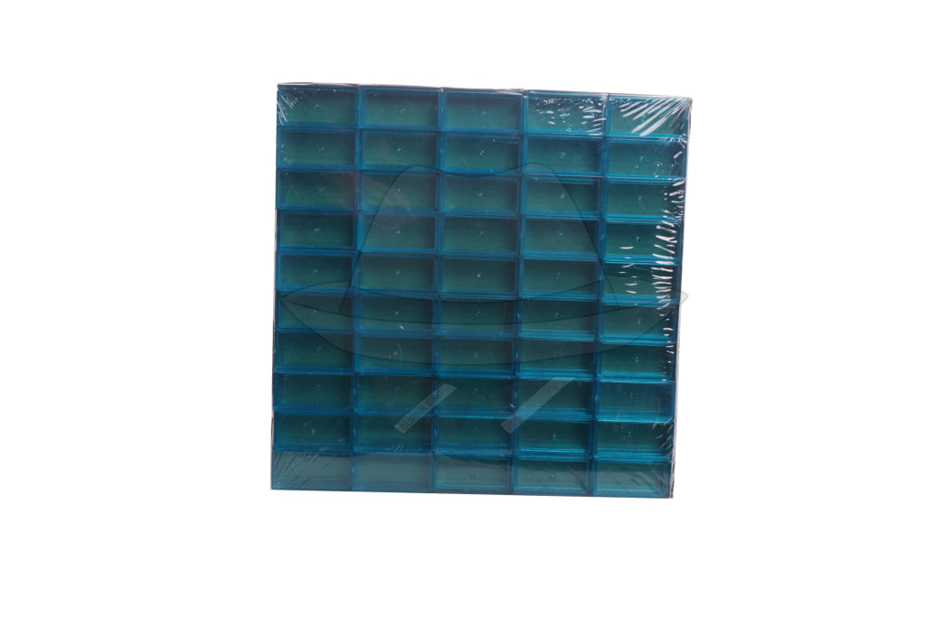 Plastic Jar Rectangle -50ct