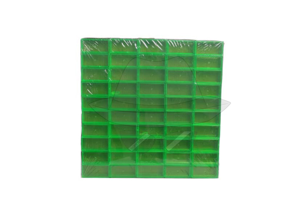 Plastic Jar Rectangle -50ct