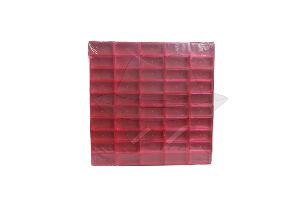 Plastic Jar Rectangle -50ct