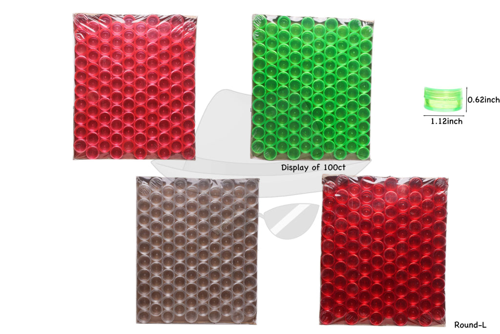Plastic Round L -100ct